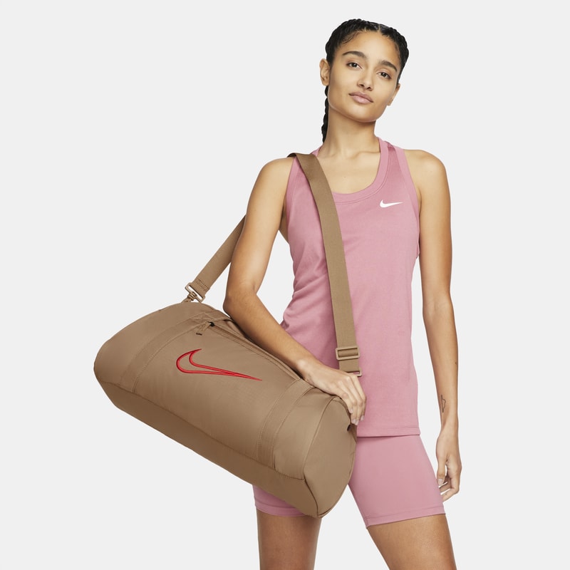 Damska torba treningowa Nike Gym Club (24 l) - Brązowy