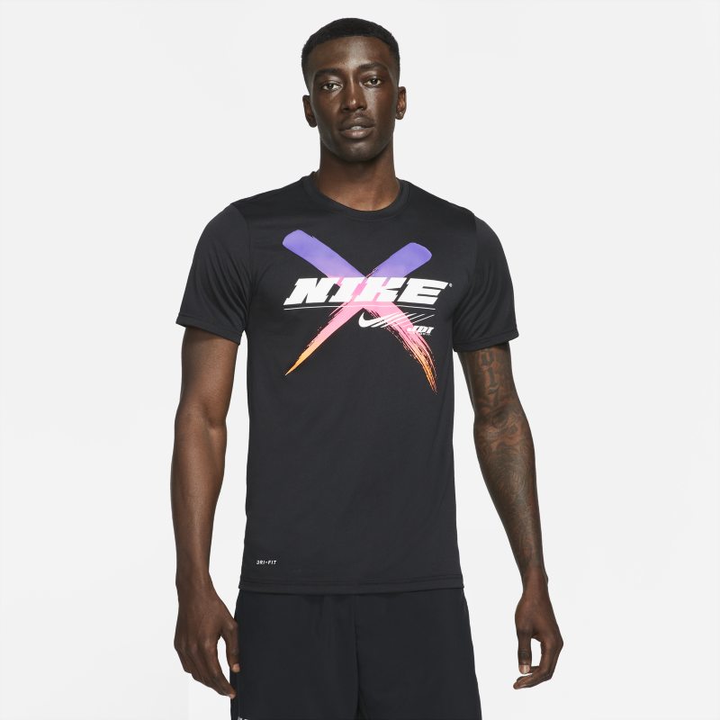 Nike Dri-FIT Men's Graphic Training T-Shirt - Black
