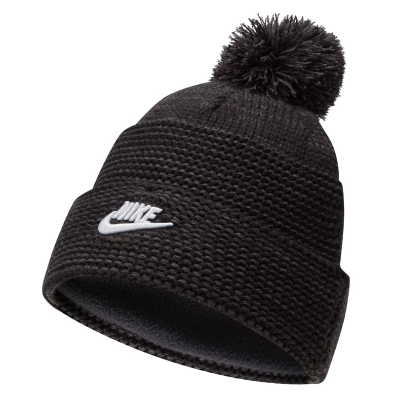Wywijana czapka z pomponem Nike Sportswear - Czerń