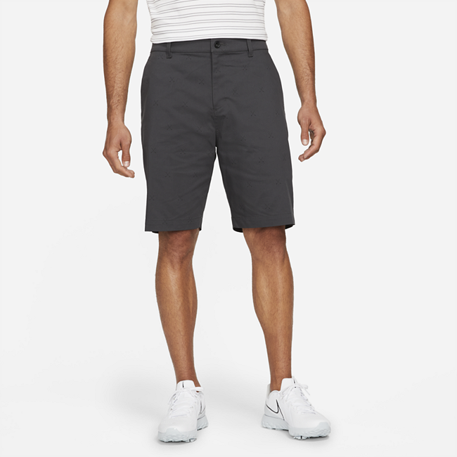 фото Мужские шорты чинос для гольфа с принтом nike dri-fit uv - серый
