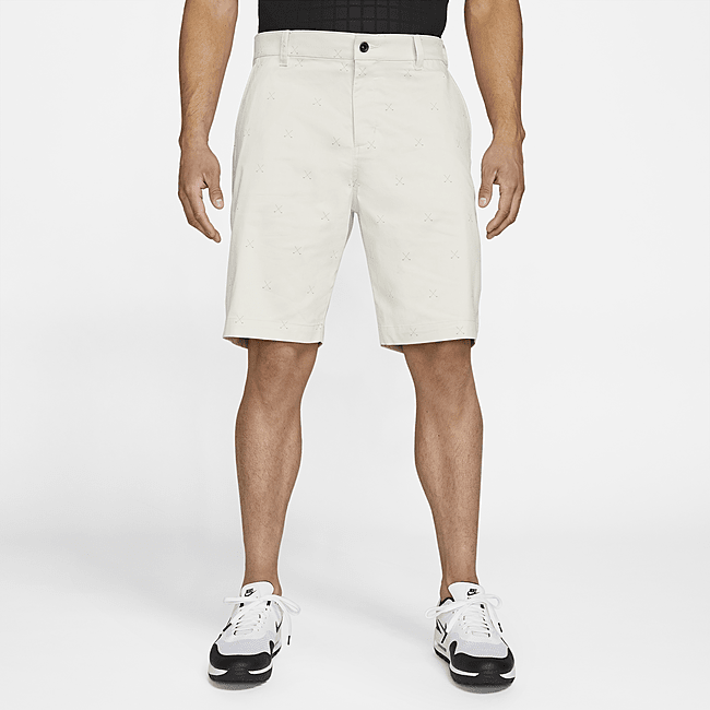 фото Мужские шорты чинос для гольфа с принтом nike dri-fit uv - серый