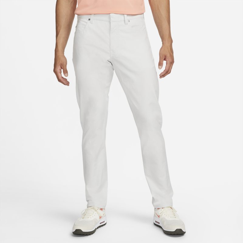 Męskie spodnie do golfa o dopasowanym kroju z pięcioma kieszeniami Nike Dri-FIT Repel - Szary