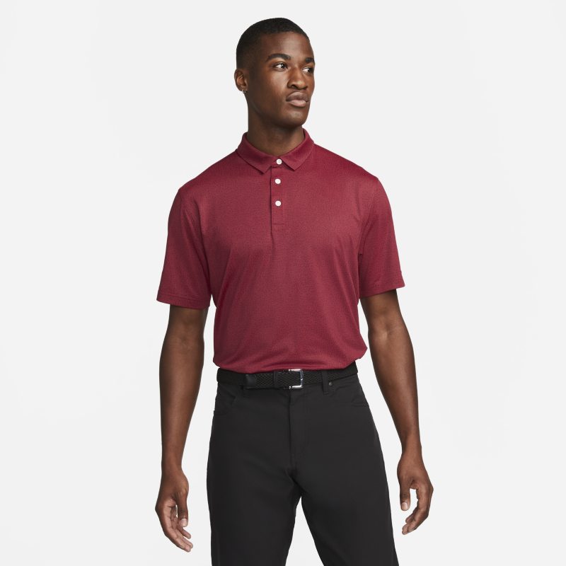 Męska koszulka polo do golfa Nike Dri-FIT Player - Czerwony