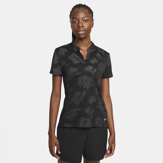 Женская рубашка-поло для гольфа Nike Dri-FIT Victory - Черный