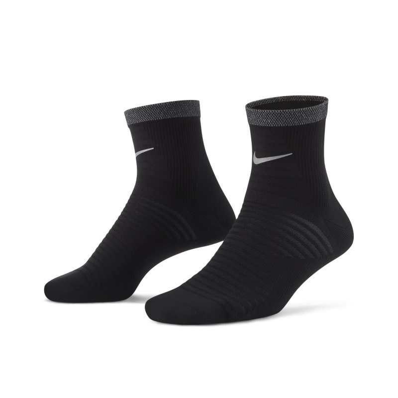 Nike Spark Lightweight Running Ankle Socks - Black