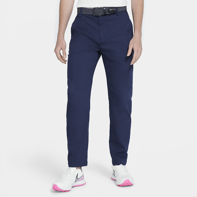фото Мужские брюки чинос со стандартной посадкой для гольфа nike dri-fit uv - синий