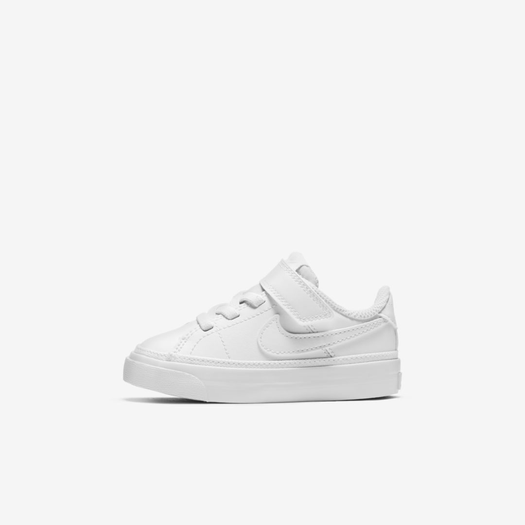Shop Nike Court Legacy Baby/toddler Shoes In White,white