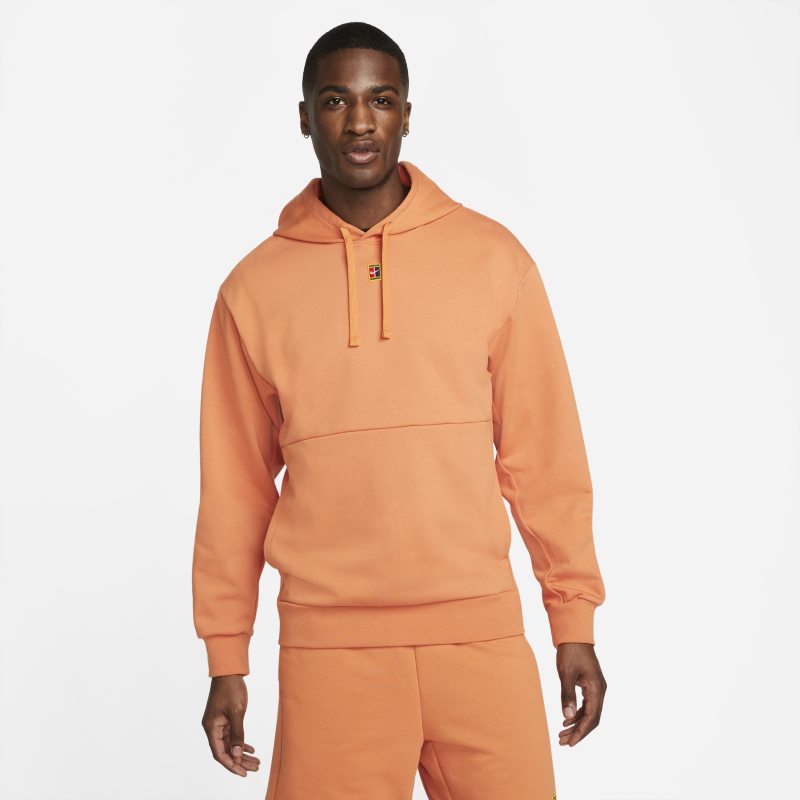 NikeCourt Men's Fleece Tennis Hoodie - Orange