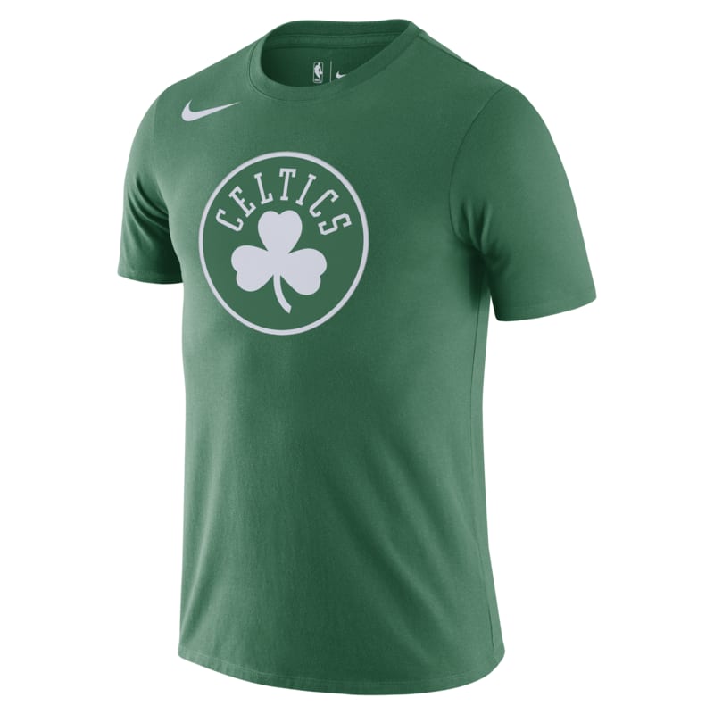T-shirt męski z logo Nike Dri-FIT NBA Boston Celtics - Zieleń