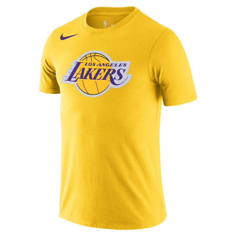 Los Angeles Lakers Men's Nike Dri-FIT NBA Logo T-Shirt - Yellow