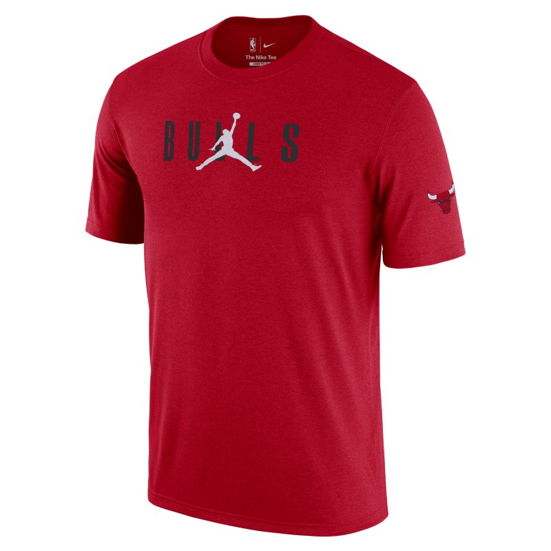 Chicago Bulls Courtside Men's Jordan NBA T-Shirt - Red