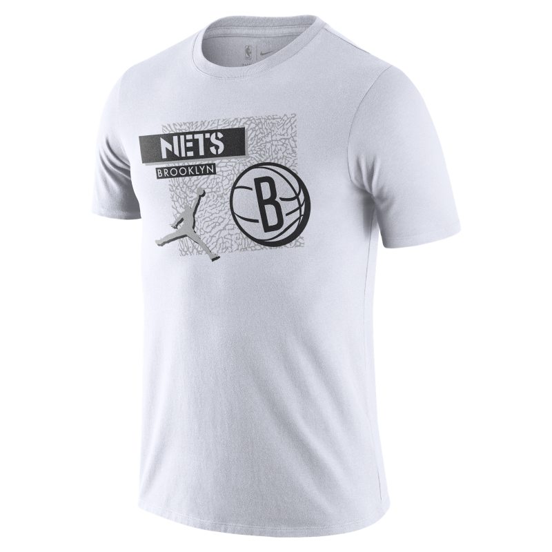 Brooklyn Nets Men's Jordan Dri-FIT NBA T-Shirt - White