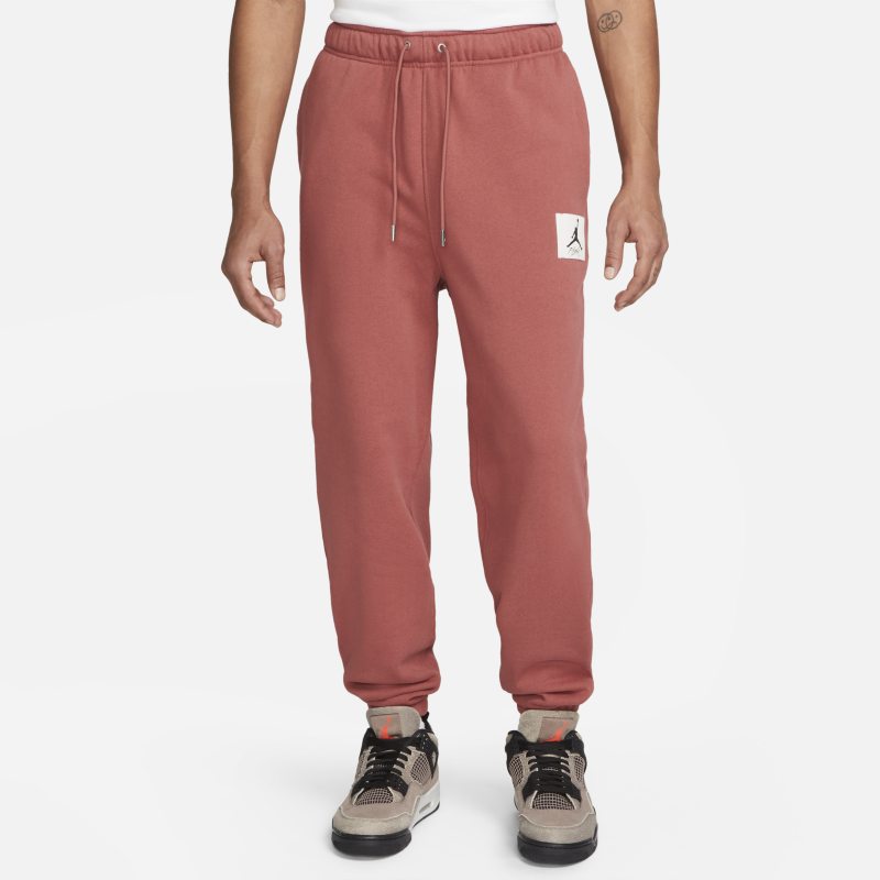 Męskie spodnie z dzianiny Statement Jordan Essentials - Czerwony