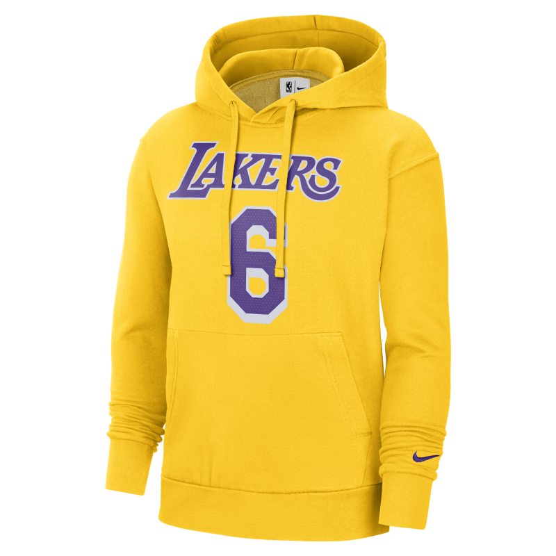 Los Angeles Lakers Essential Sudadera con capucha de tejido Fleece Nike de la NBA - Hombre - Amarillo Nike