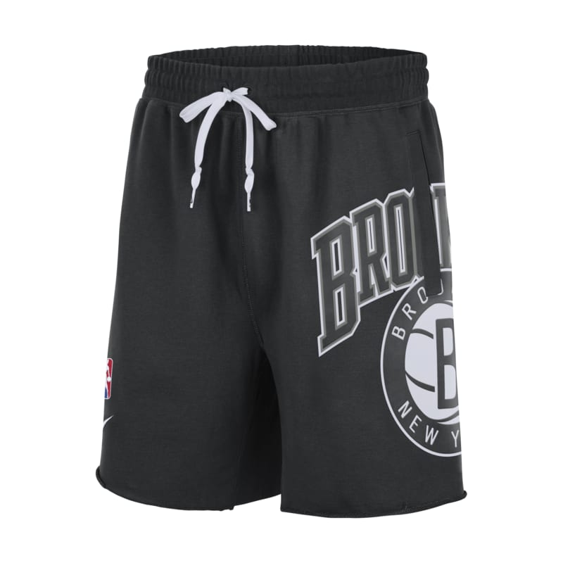 Brooklyn Nets Courtside Men's Nike NBA Fleece Shorts - Black