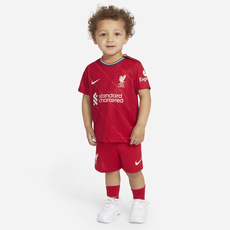 Liverpool F.C. 2021/22 Home Baby & Toddler Football Kit - Red
