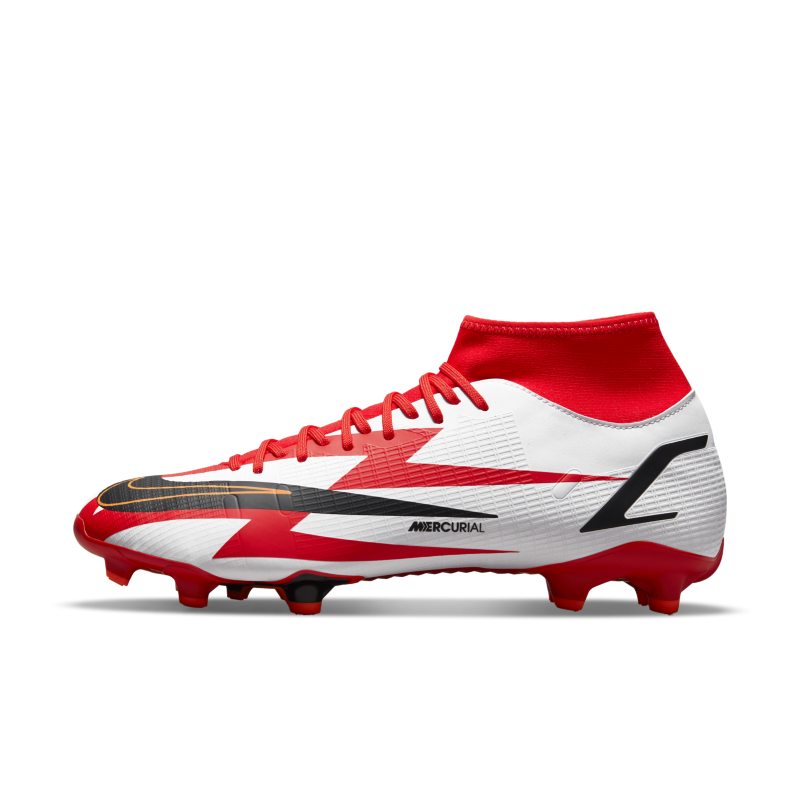Fotbollssko för varierat underlag Nike Mercurial Superfly 8 Academy CR7 MG - Röd