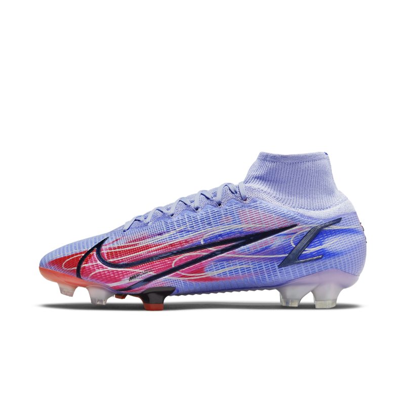 Nike Mercurial Superfly 8 Elite KM FG Firm-Ground Football Boot - Purple