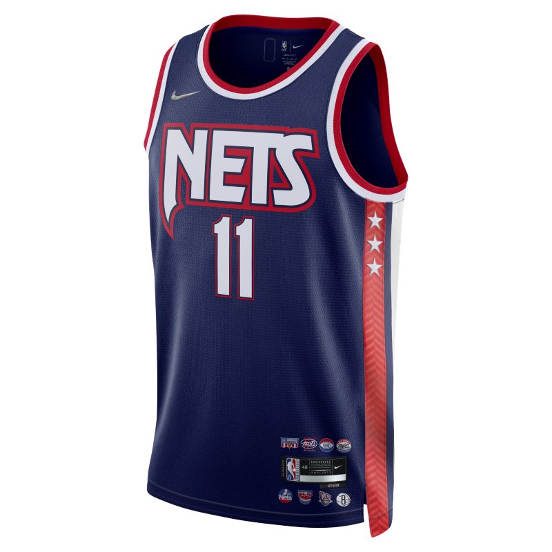Brooklyn Nets City Edition Nike Dri-FIT NBA Swingman Jersey - Blue