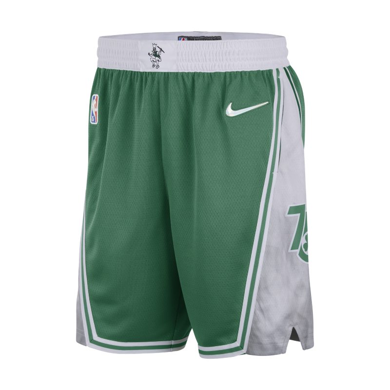 Boston Celtics City Edition Nike Dri-FIT NBA Swingman-shorts för män - Grön