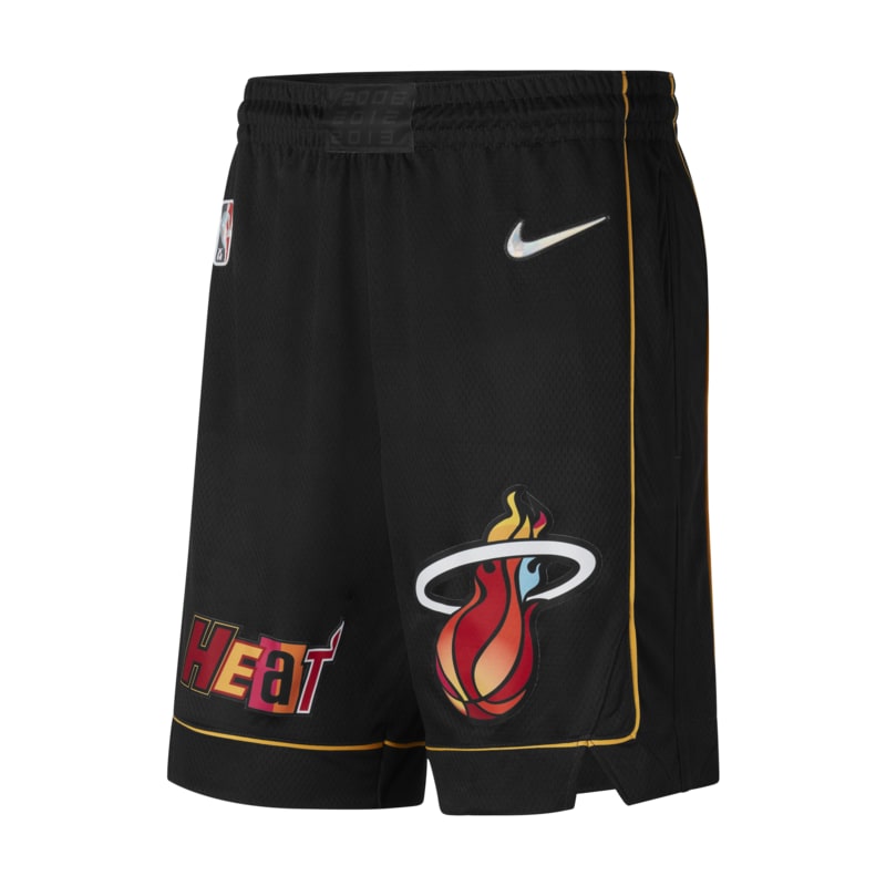 Spodenki męskie Miami Heat City Edition Nike Dri-FIT NBA Swingman - Czerń