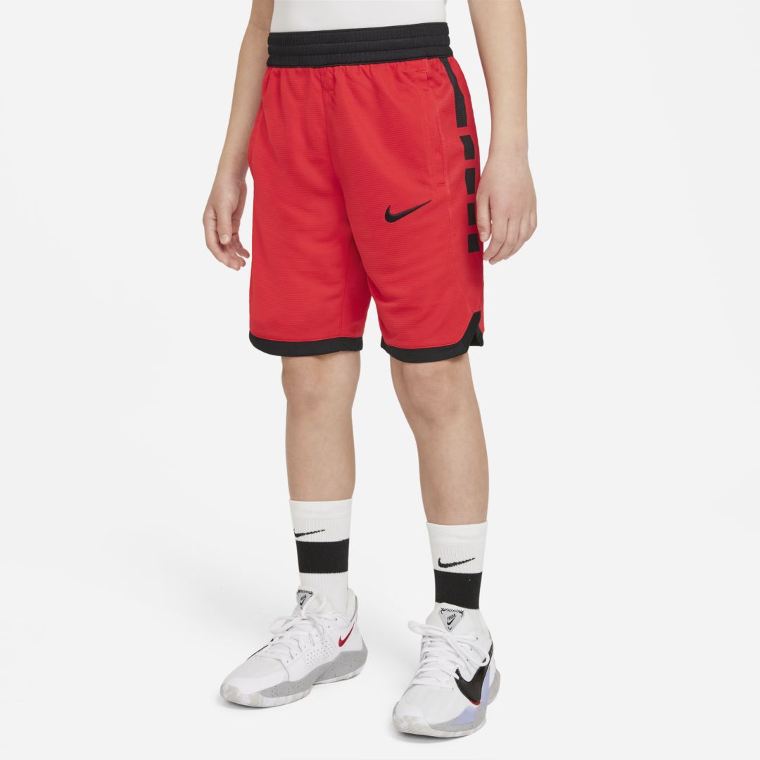 Nike Dri-fit Elite Big Kids' (boys') Basketball Shorts In Red