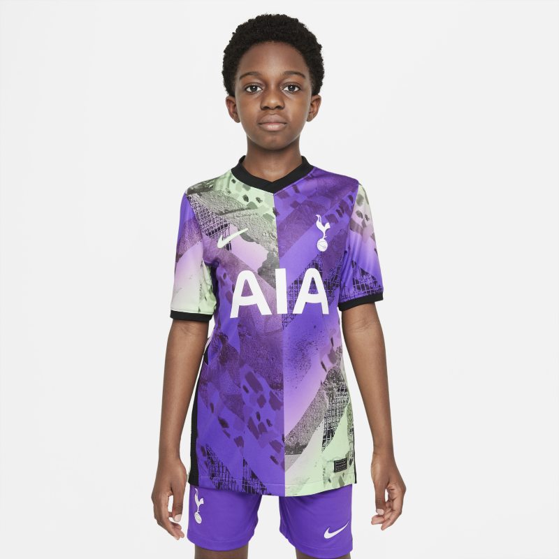 Tottenham Hotspur 2021/22 Stadium Third Older Kids' Nike Dri-FIT Football Shirt - Purple
