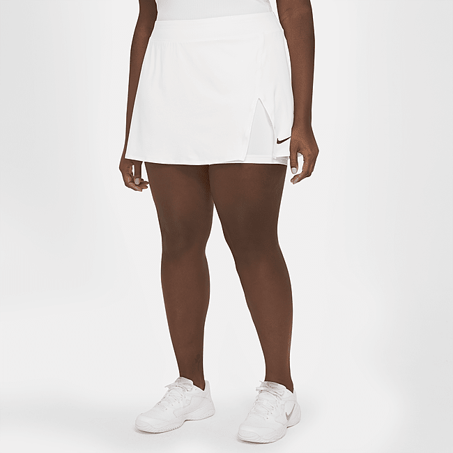 фото Теннисная юбка nikecourt victory (большие размеры) - белый