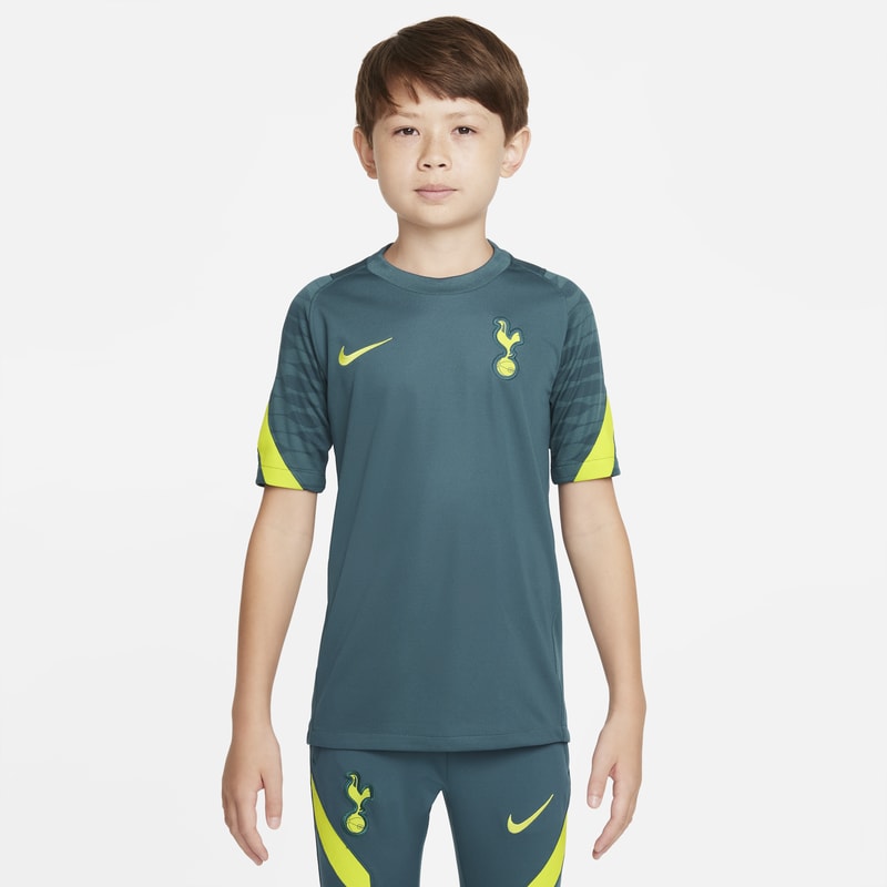 Koszulka piłkarska z krótkim rękawem dla dużych dzieci Nike Dri-FIT Tottenham Hotspur Strike - Zieleń