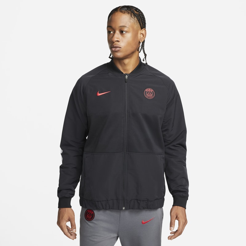Męska dresowa bluza piłkarska Paris Saint-Germain Nike Dri-FIT - Czerń