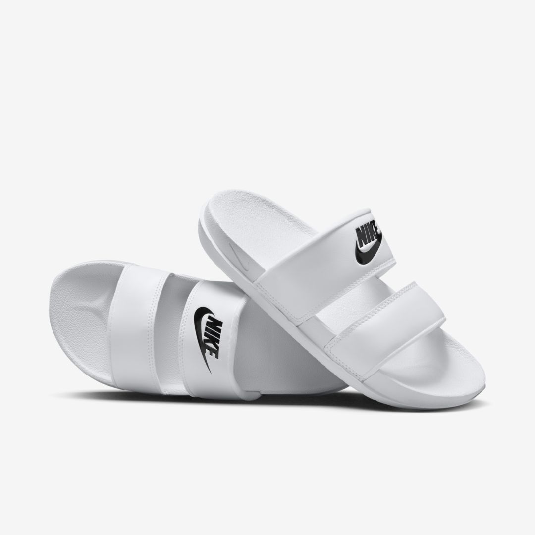 Shop Nike Women's Offcourt Duo Slides In White