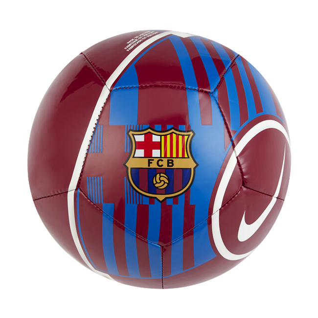 фото Футбольный мяч fc barcelona skills - красный