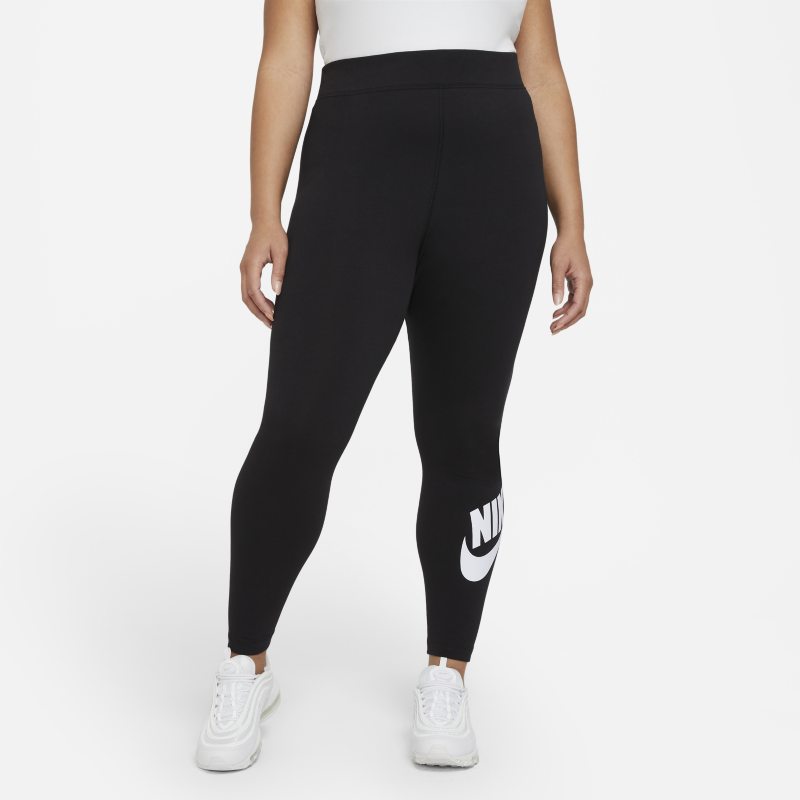 Image of Leggings a vita alta Nike Sportswear Essential (Plus size) - Donna - Nero
