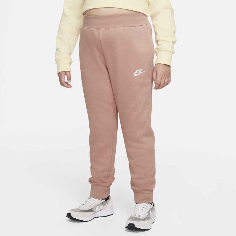 Nike Sportswear Club Fleece Older Kids' (Girls') Trousers (Extended Size) - Red