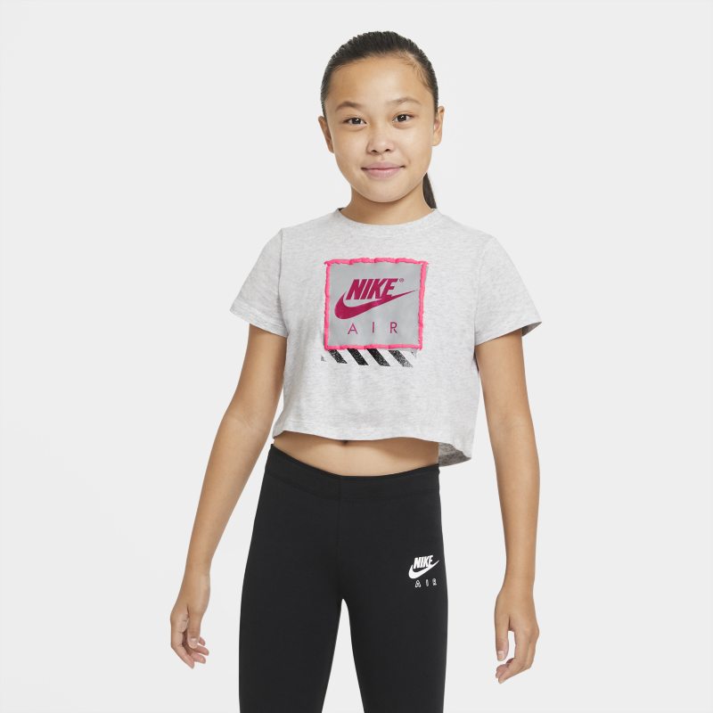 Kort t-shirt Nike Air för ungdom (tjejer) - Brun