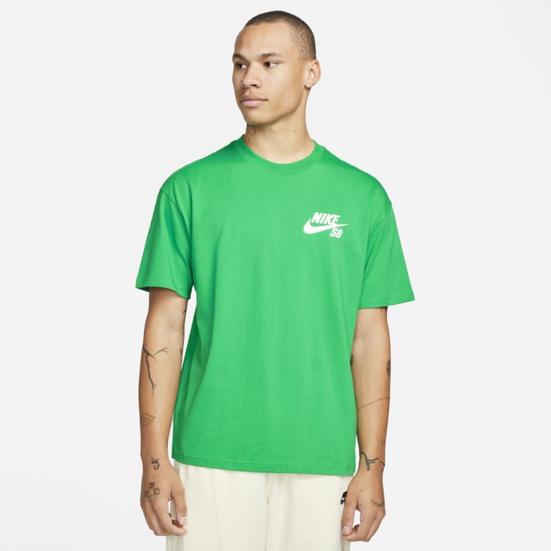 T-shirt do skateboardingu z logo Nike SB - Zieleń