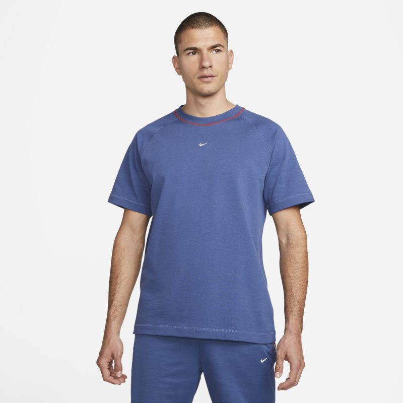 Męska koszulka piłkarska bez rękawów Nike F.C. Tribuna - Niebieski