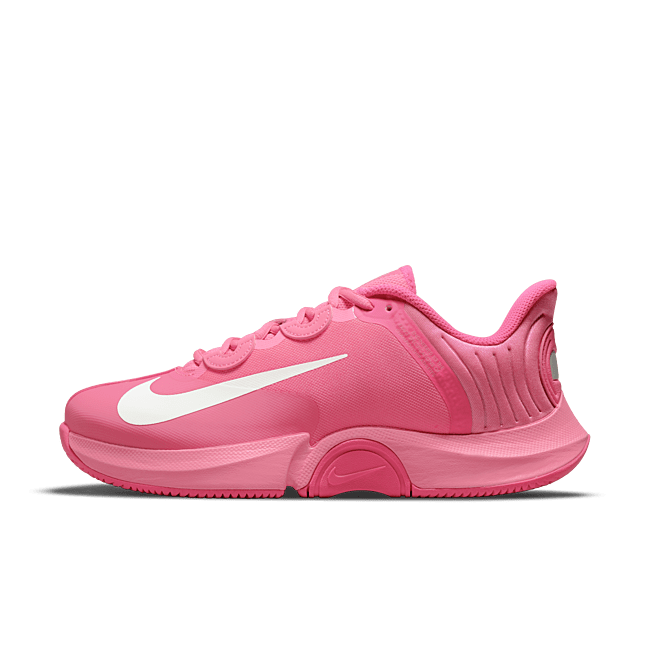 фото Женские теннисные кроссовки для игры на кортах с твердым покрытием nikecourt air zoom gp turbo naomi osaka - розовый