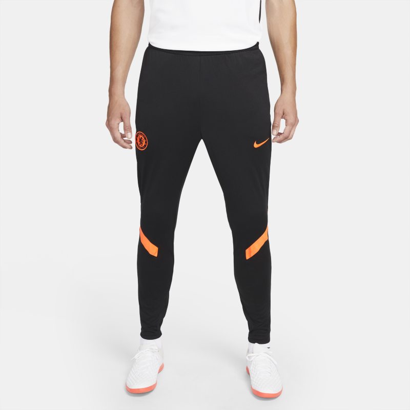Chelsea FC Strike Pantalón deportivo de fútbol de tejido Knit Nike Dri-FIT - Hombre - Negro Nike