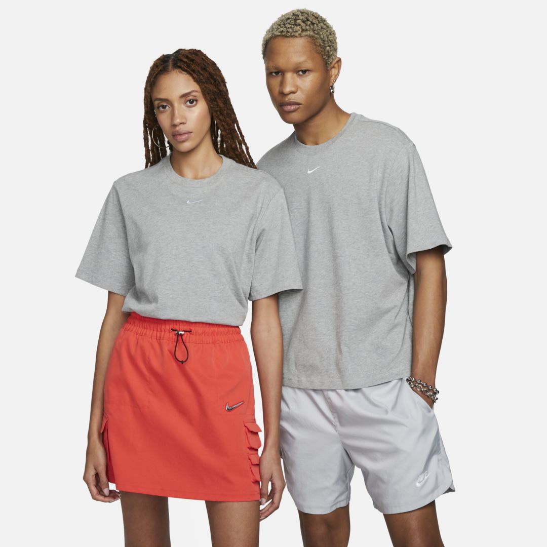 Nike Women's  Sportswear Essential Boxy T-shirt In Grey