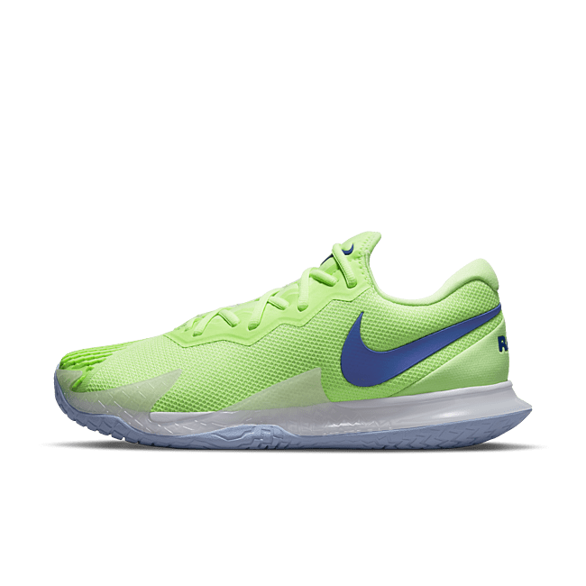 фото Мужские теннисные кроссовки для игры на кортах с твердым покрытием nikecourt zoom vapor cage 4 rafa - зеленый