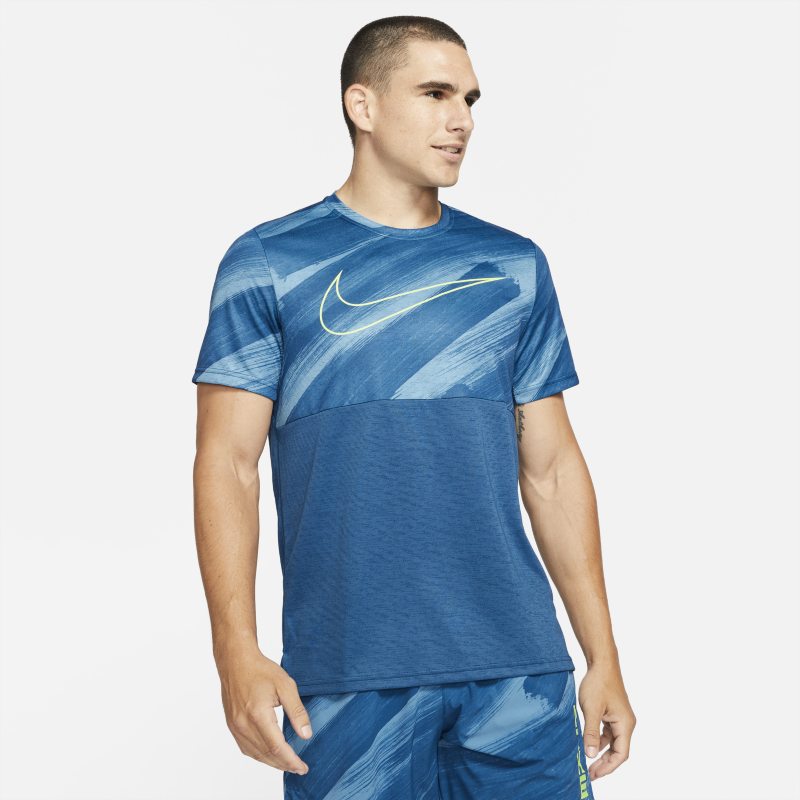 Nike Dri-FIT Superset Camiseta de entrenamiento de manga corta - Hombre - Azul Nike