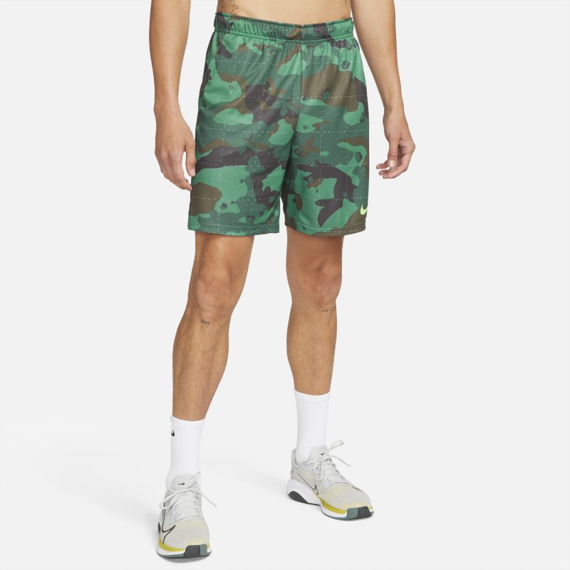 Nike Dri-FIT Pantalón corto de entrenamiento de camuflaje - Hombre - Verde Nike