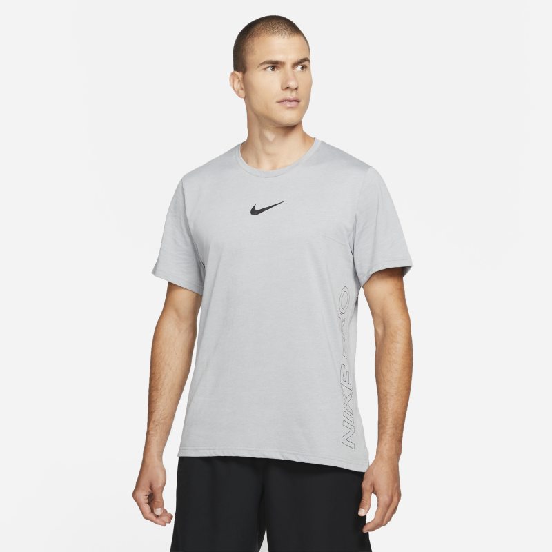 Nike Pro Dri-FIT Burnout Camiseta de manga corta - Hombre - Gris Nike