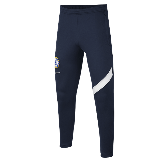 фото Футбольные брюки для школьников nike dri-fit chelsea fc academy pro - синий