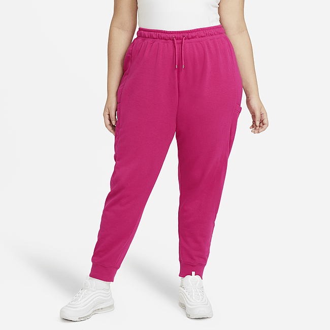 фото Женские брюки nike air (большие размеры) - розовый