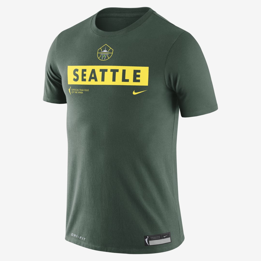 Nike Seattle Storm Practice  Dri-fit Wnba Graphic T-shirt In Green