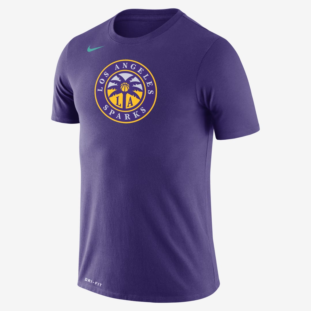 Nike Los Angeles Sparks Logo  Dri-fit Wnba T-shirt In Purple