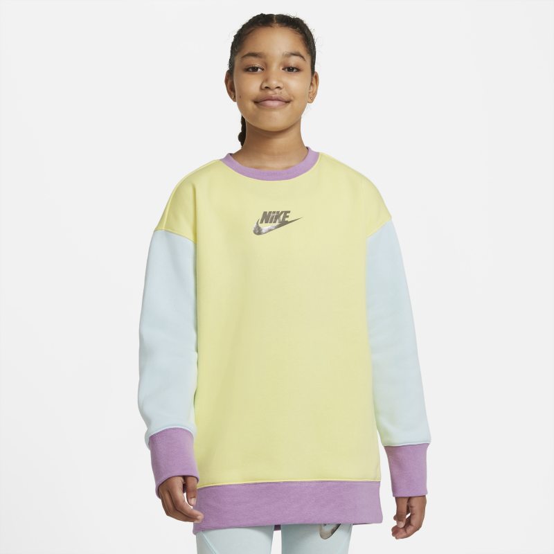 Bluza dla dużych dzieci (dziewcząt) Nike Sportswear - Żółć