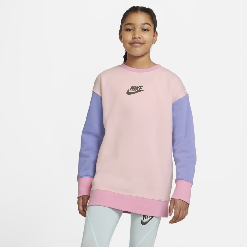 Bluza dla dużych dzieci (dziewcząt) Nike Sportswear - Pomarańczowy